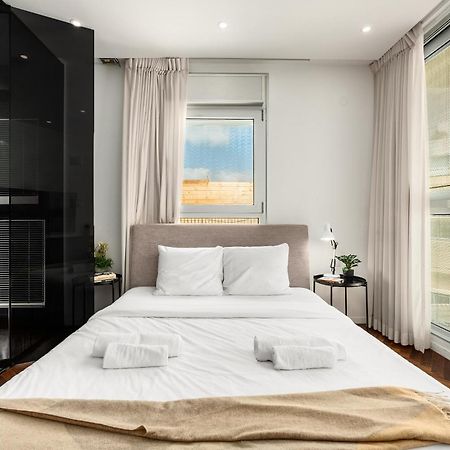 Penthouse 3Br + Roof Top + Parking - On The Beach Hajfa Zewnętrze zdjęcie